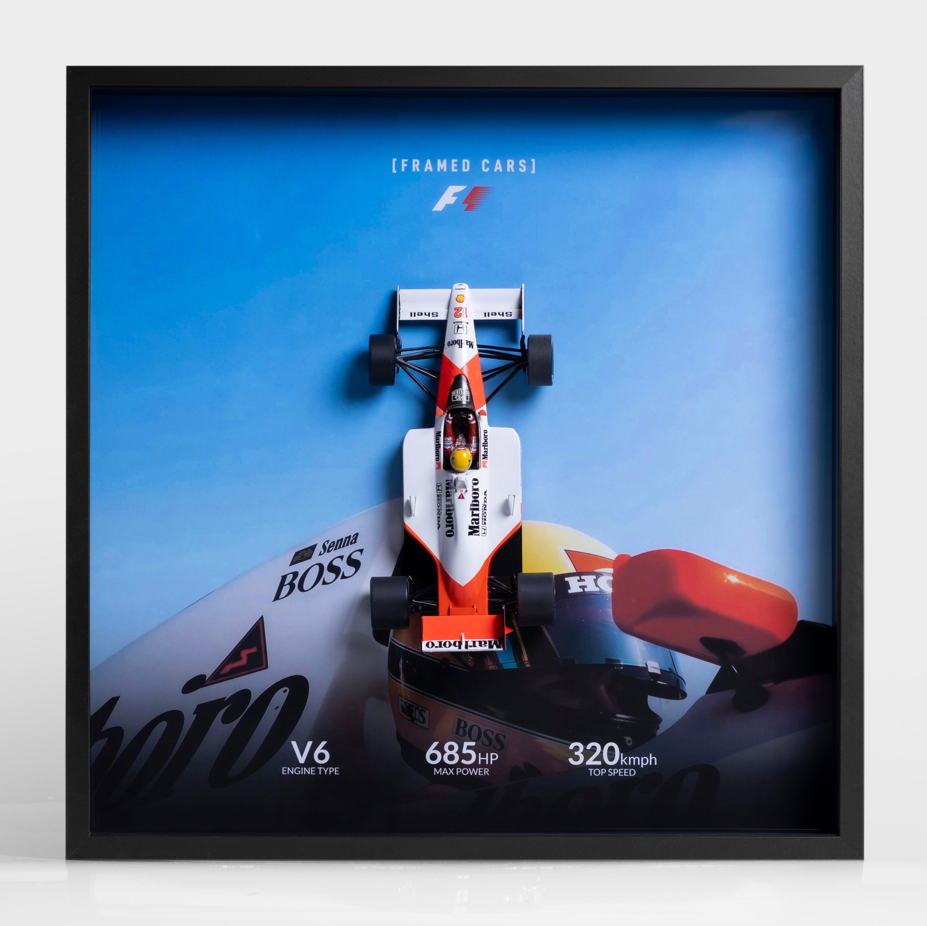 F1 Ayrton Senna McLaren Mp4/4 - 1:18
