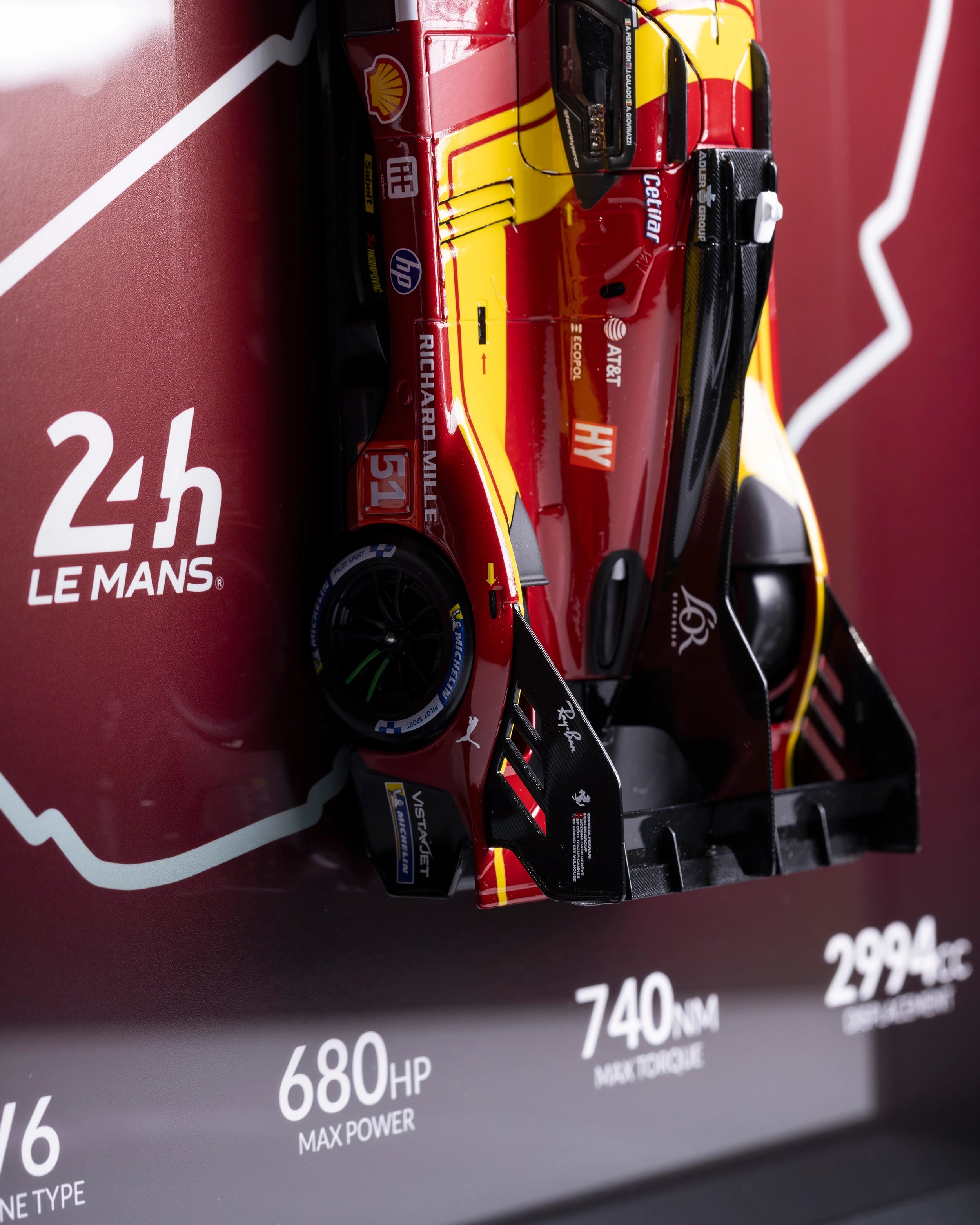 Ferrari 499P LeMans - 1:24